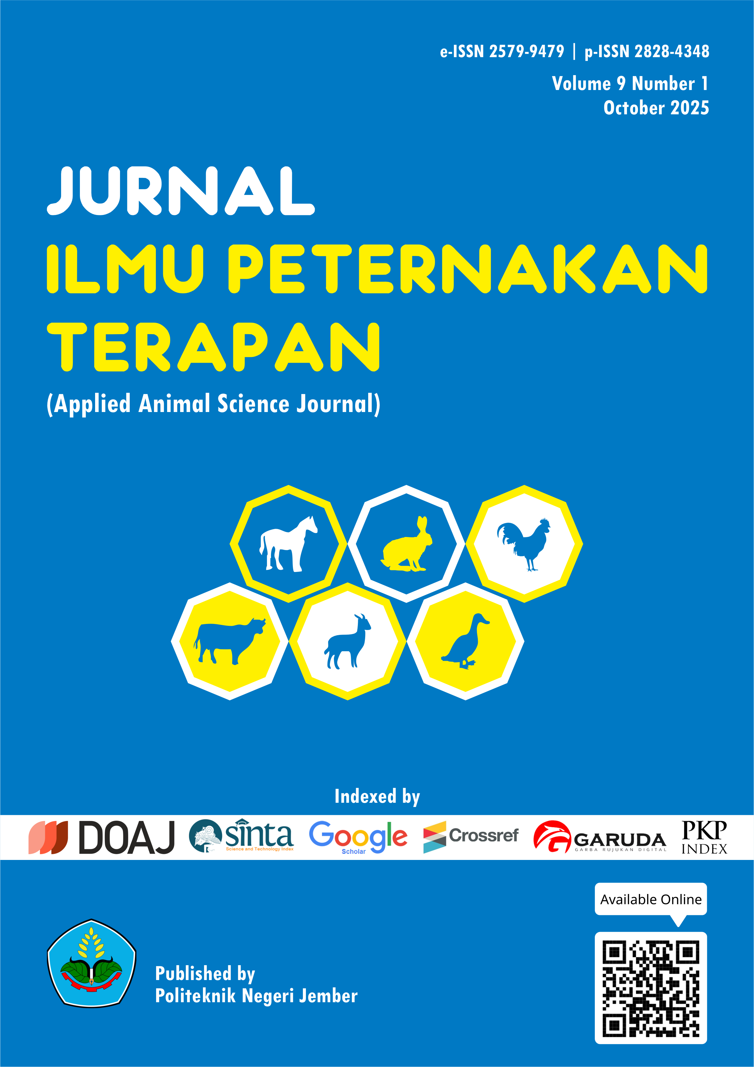 View Vol. 9 No. 1 (2025): Jurnal Ilmu Peternakan Terapan (In Progress)